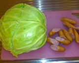 キャベツまるごと♪コンソメスープ作り方1写真