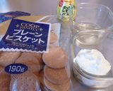 ✤レモンヨーグルトのビスケットケーキ✤作り方2写真