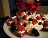 クリスマスの螺旋ベリーケーキ作り方10写真