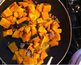 ひき肉かぼちゃのとろ煮込み（半ペースト）作り方2写真