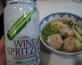 白菜と肉団子のあったかスープ♪作り方8写真