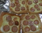 ちょっぴりリッチな！？餃子の皮ピザ作り方6写真
