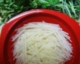 シャキシャキッじゃがいもと豆苗のサラダ作り方1写真