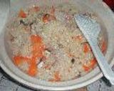 土鍋で炊こう!中華風炊きこみご飯作り方5写真