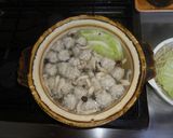 簡単！ヘルシーふわふわ肉団子鍋！作り方6写真