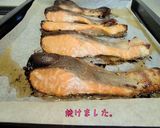 オーブンで焼く♪サーモンの酒粕漬け焼き作り方7写真