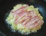 チーズ＆カリカリ豚玉お好み焼作り方5写真