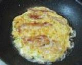 チーズ＆カリカリ豚玉お好み焼作り方6写真