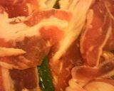 カルビねぎキムチ焼き作り方1写真