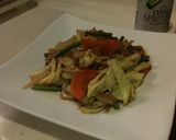 セロリの野菜炒め☆バルサミコ風味作り方3写真