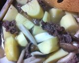 韓国風きのこ肉じゃが作り方6写真