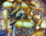 韓国風きのこ肉じゃが作り方7写真