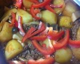 韓国風きのこ肉じゃが作り方8写真
