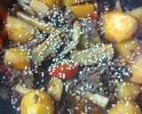韓国風きのこ肉じゃが作り方9写真