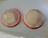 ビアソーセージと玉ねぎの餃子皮サンド焼き作り方4写真