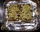 簡単おつまみ　厚揚げ高菜チーズ焼き作り方3写真