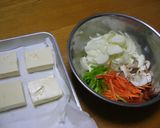 豆腐ステーキ野菜ピリあんかけ～♪作り方1写真