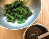 ☆かき菜のナムル☆作り方1写真