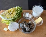 キャベツとあさりのクラムチャウダー作り方1写真