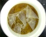 包まない☆ワンタンの皮で中華スープ作り方5写真