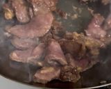 牛のハツのスタミナ炒め作り方3写真