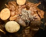 旨み爆弾卵と梅ポン塩昆布のレバー煮作り方11写真
