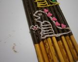 怪獣だって愛を伝えるデコポッキー♬作り方2写真