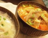 塩豚333*白豚汁&赤豚汁♪作り方7写真