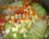 ヘルシーなミネストローネ風豆腐ロール白菜作り方3写真