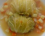 ヘルシーなミネストローネ風豆腐ロール白菜作り方8写真