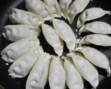 粉チーズで！パリパリ羽根付き餃子の焼き方作り方2写真