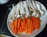野菜の肉巻きトマトソース作り方1写真