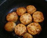 豚ひき肉でレンコンはさみ焼き作り方8写真