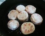 豚ひき肉でレンコンはさみ焼き作り方6写真