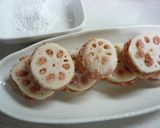 豚ひき肉でレンコンはさみ焼き作り方5写真