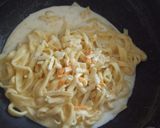 生パスタのソース①　チーズカルボナーラ♡作り方2写真
