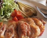 りんごとローズマリーのポークソテー作り方9写真