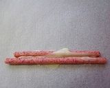 つぶいちごポッキーで『祝』デコ作り方2写真