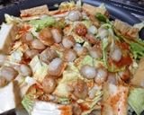 残ったキムチ鍋の素で480円キムチ味噌鍋作り方3写真