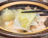 鶏肉とキャベツと舞茸の水炊き作り方7写真