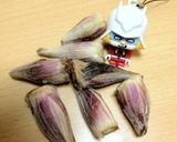 春菊のふきマヨネーズのせ作り方2写真