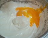 簡単☆フワフワ～☆黄桃缶のロールケーキ作り方8写真