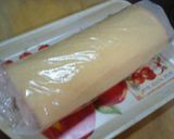 簡単☆フワフワ～☆黄桃缶のロールケーキ作り方26写真