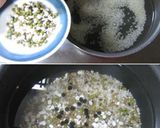 胃弱ダイエット【蕎麦米なめこのみぞれ粥】作り方2写真