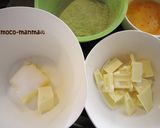 ナッツとホワイトチョコの抹茶ブラウニー作り方1写真