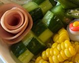 楽しくなっちゃう💕盛り付けサラダ🥗作り方5写真