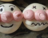 焼きメレンゲィ (あんこぱんの顔)作り方9写真