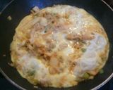 挽肉とキムチの卵とじ丼♡作り方4写真