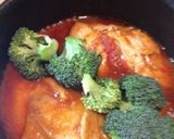 簡単節約の鳥肉のトマトソース煮☆作り方3写真