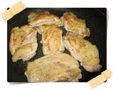 鶏もも肉の明太子クリームソース作り方4写真